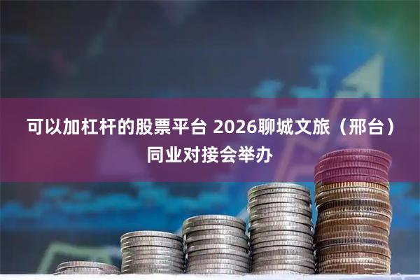 可以加杠杆的股票平台 2026聊城文旅（邢台）同业对接会举办